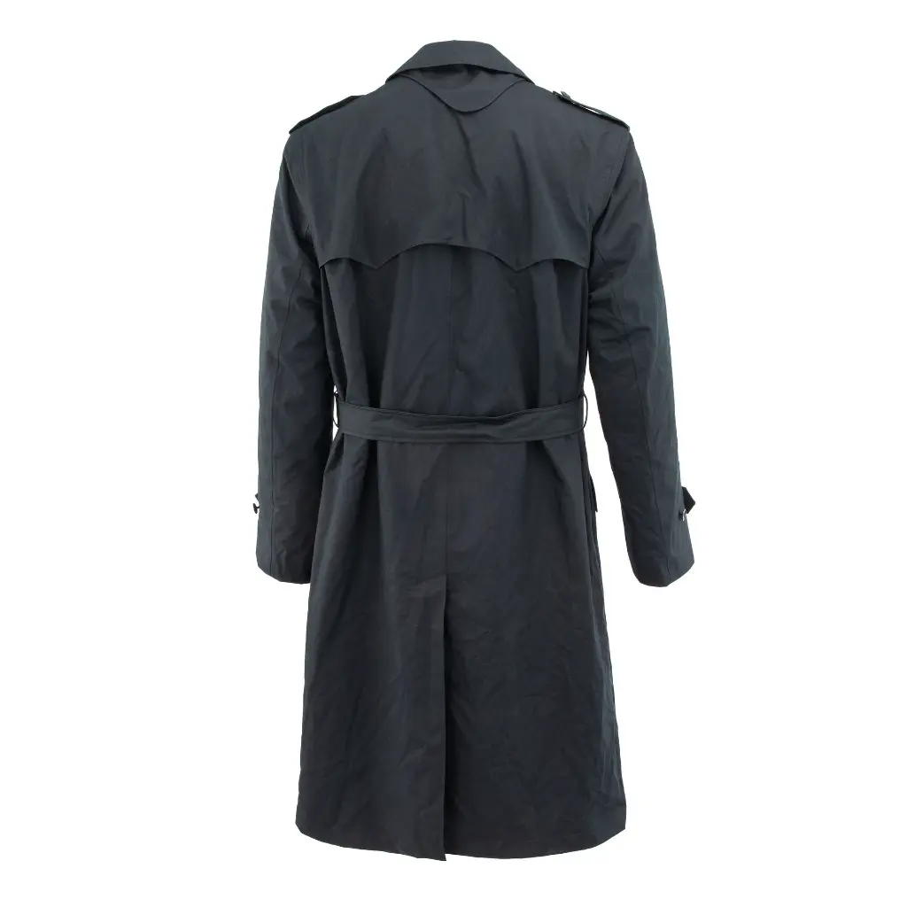 Dutch Black Trench Coat w/ Liner | Issued | Swiss Link